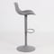 Amerihome Adjustable Height Solid Color Monochromatic Bar Stool Set, Gray, PR BS199GSET - alternate 4